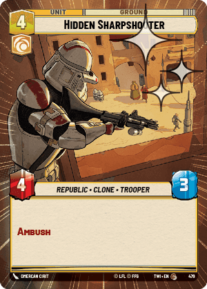 Hidden Sharpshooter - Hyperspace Foil