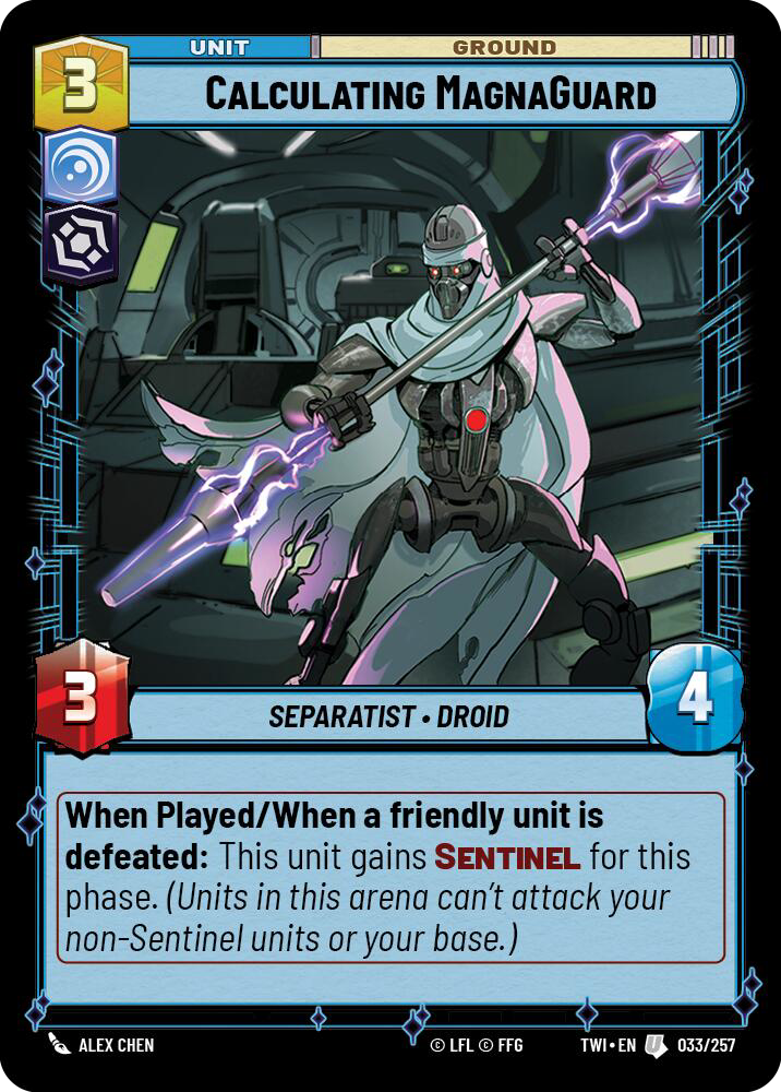 Calculating MagnaGuard, Twilight of the Republic Card Art