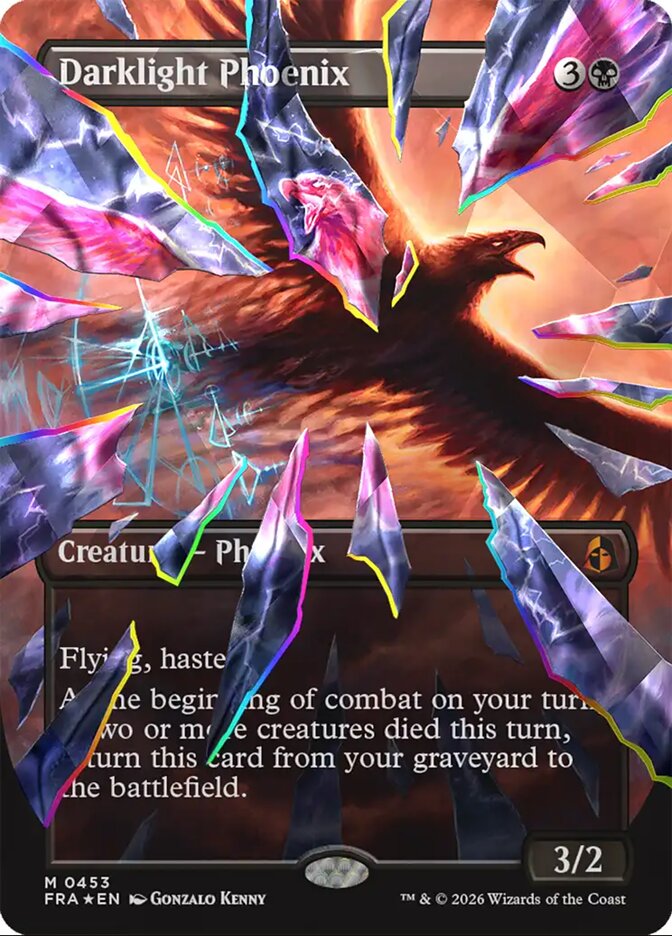 Darklight Phoenix, Reality Fracture Card Art