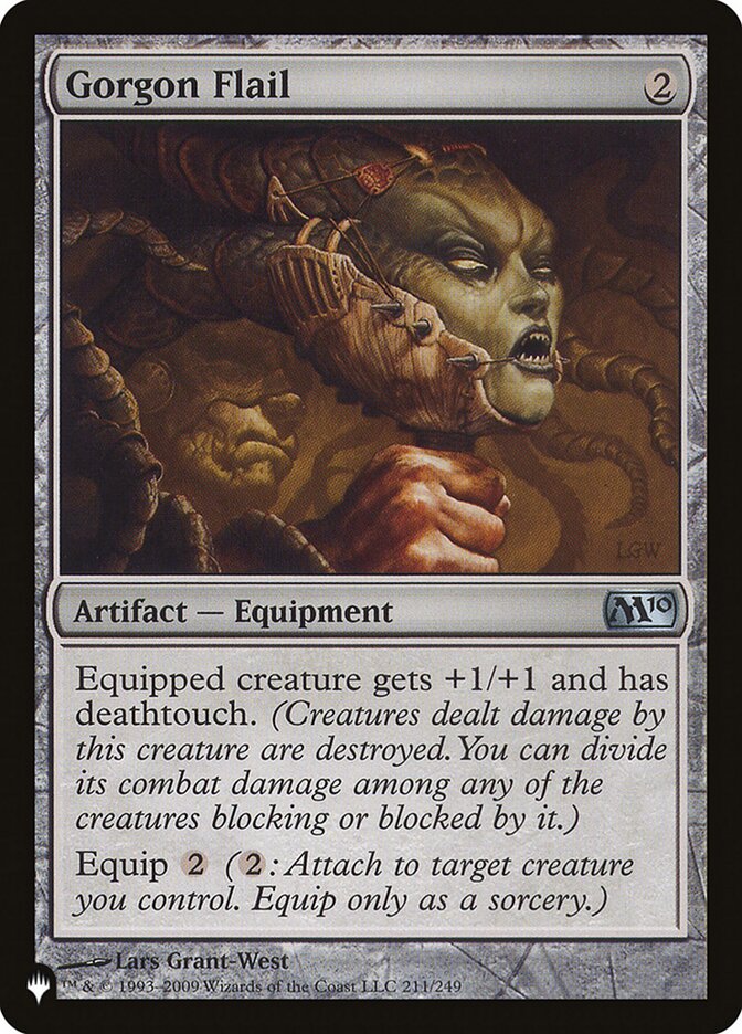 Gorgon Flail, The list Card Art