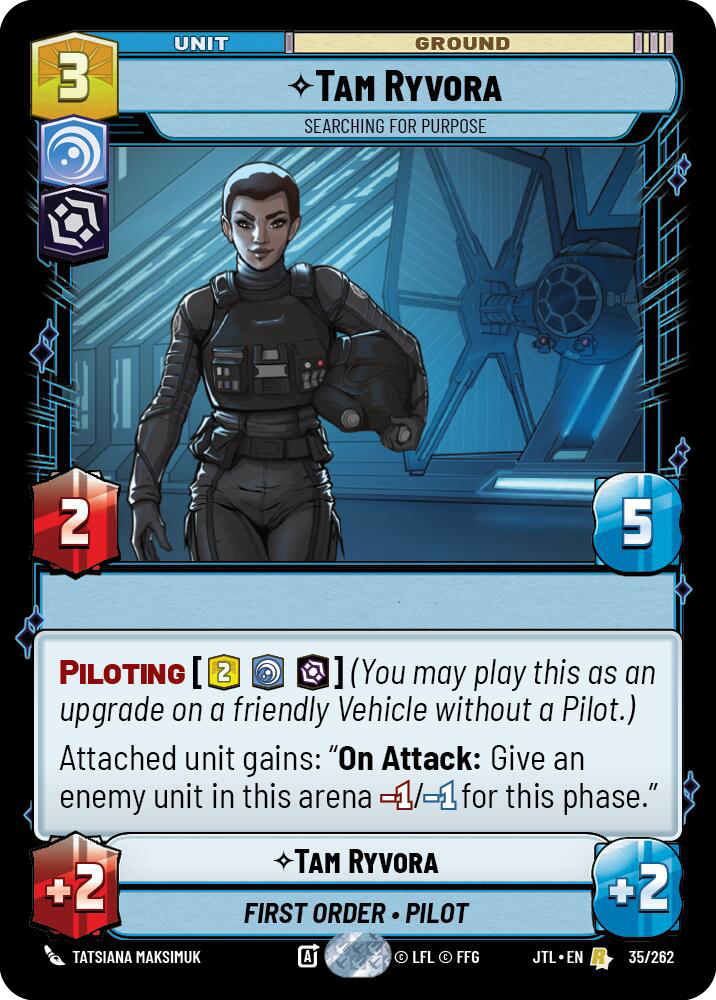 Tam Ryvora, Searching For Purpose, Jump to Lightspeed Card Art