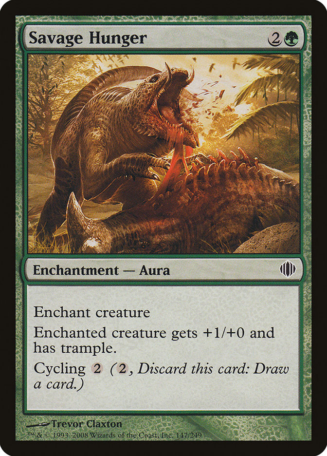 Savage Hunger, Shards of alara Card Art