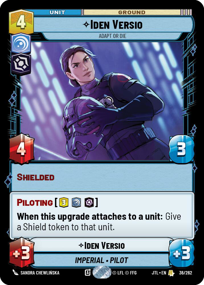 Iden Versio, Adapt or Die, Jump to Lightspeed Card Art