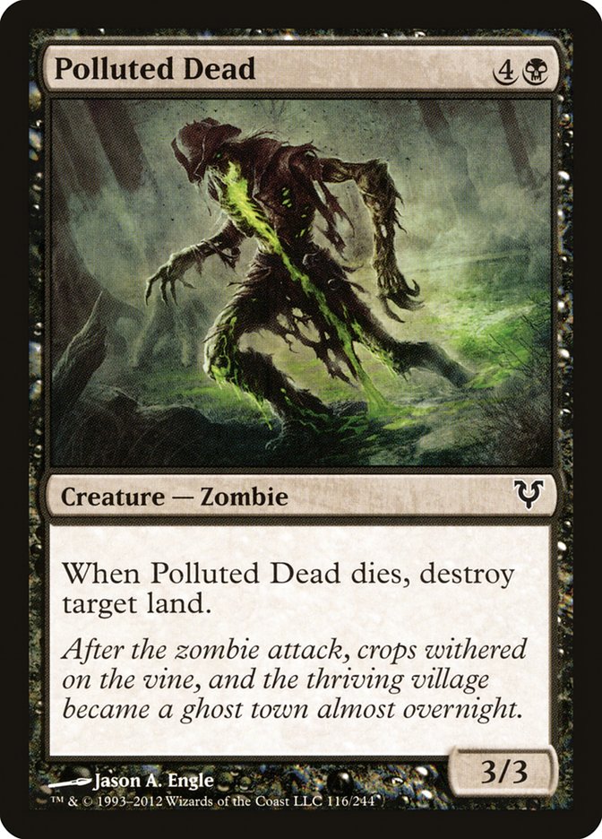 Polluted Dead, Avacyn Restored Card Art