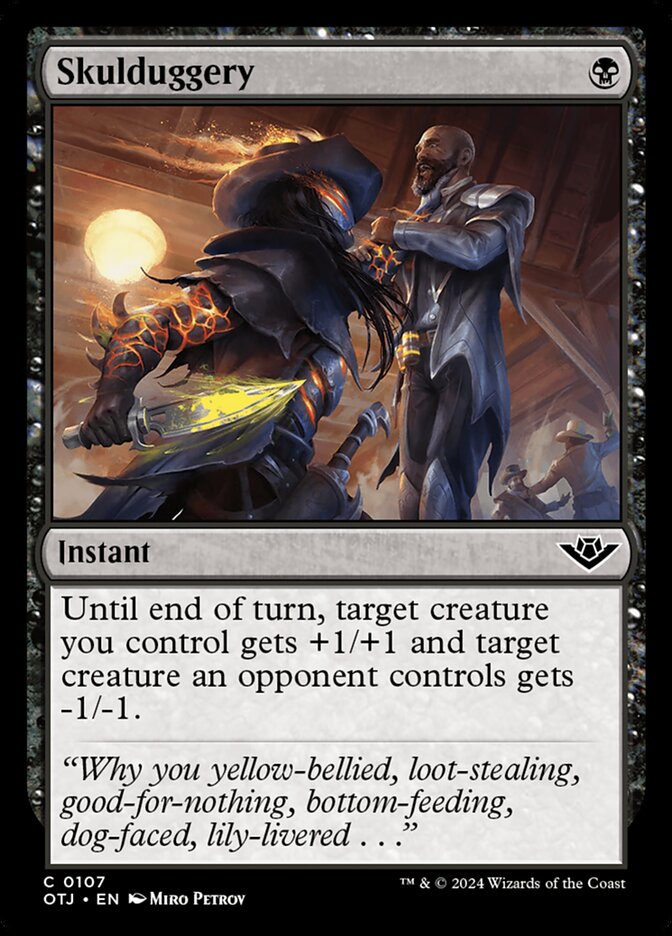 Skulduggery, Outlaws of thunder junction Card Art