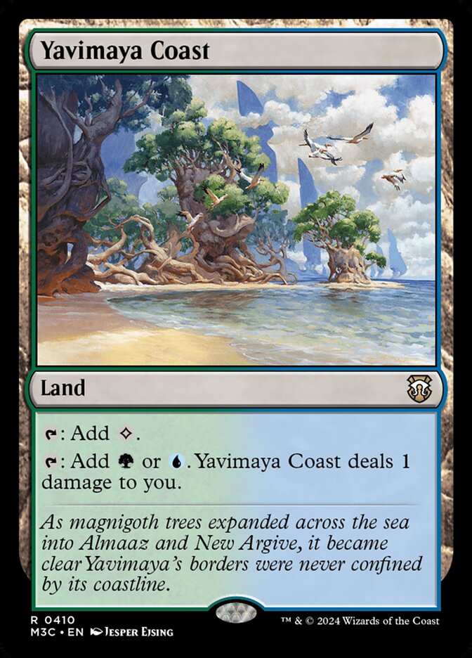 Yavimaya Coast, Modern Horizons 3 Commander Card Art
