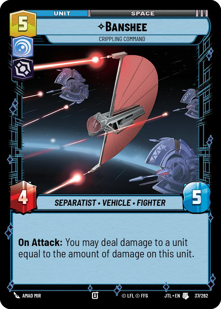Banshee, Crippling Command, Jump to Lightspeed Card Art
