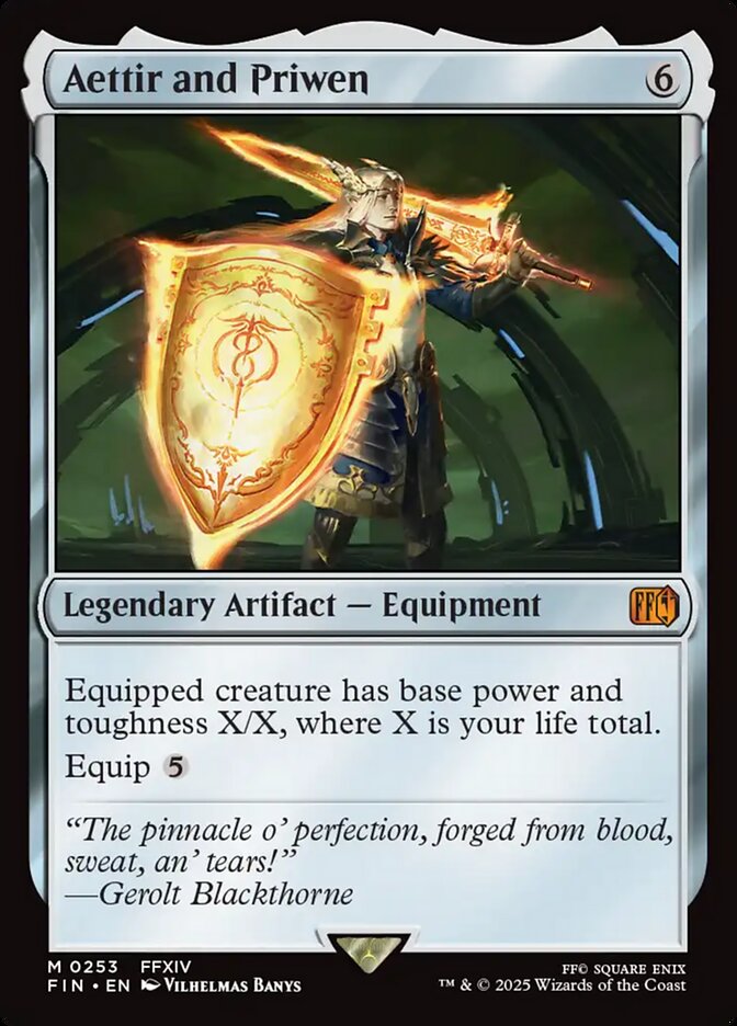 Aettir and Priwen, Final fantasy Card Art