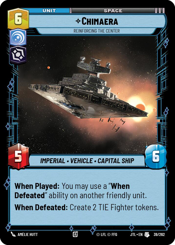 Chimaera, Reinforcing the Center, Jump to Lightspeed Card Art
