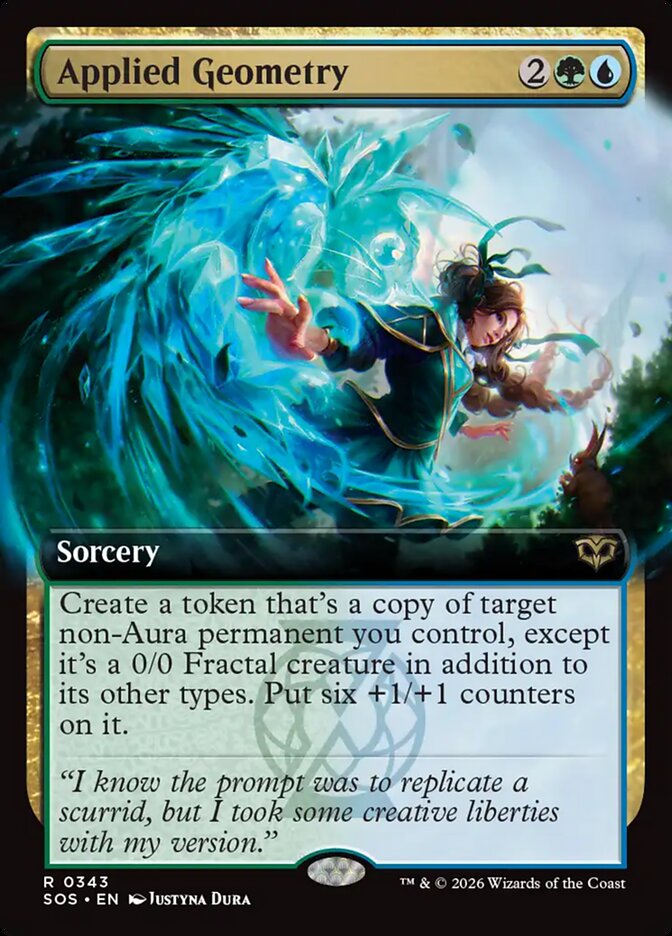 Applied Geometry, Secrets Of Strixhaven Card Art