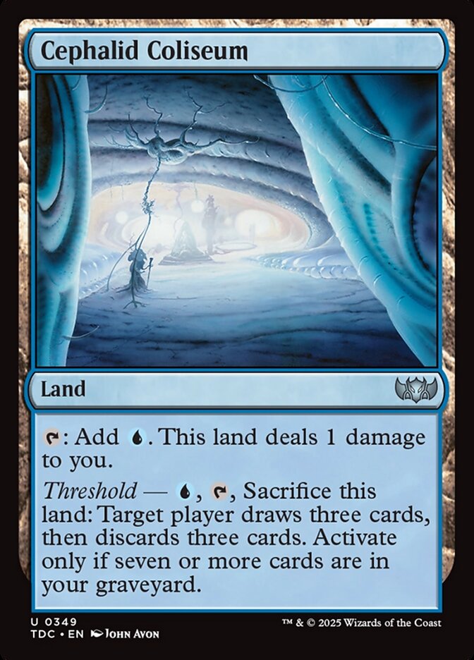 Cephalid Coliseum, Tarkir: Dragonstorm Commander Card Art