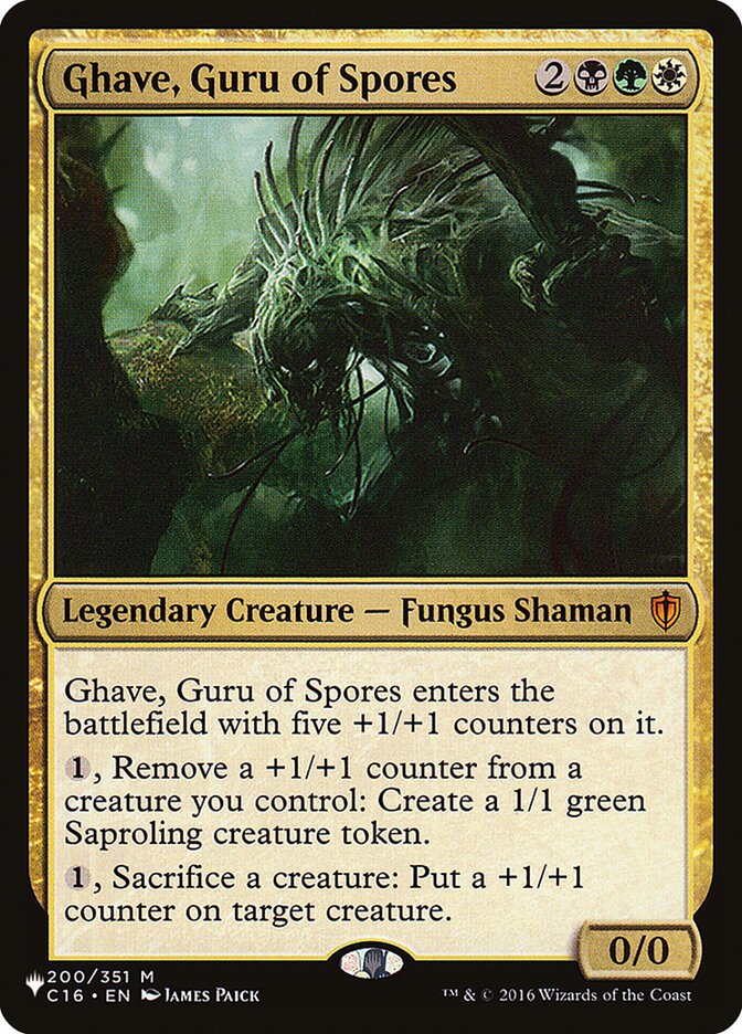 Ghave, Guru of Spores, The List Card Art