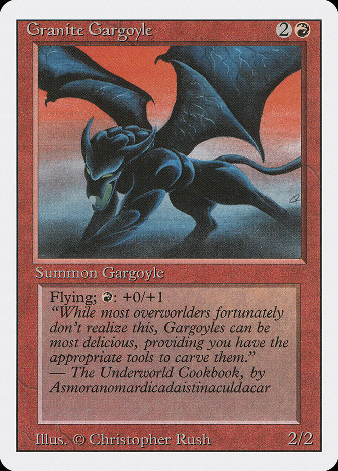Granite Gargoyle, Revised edition Card Art