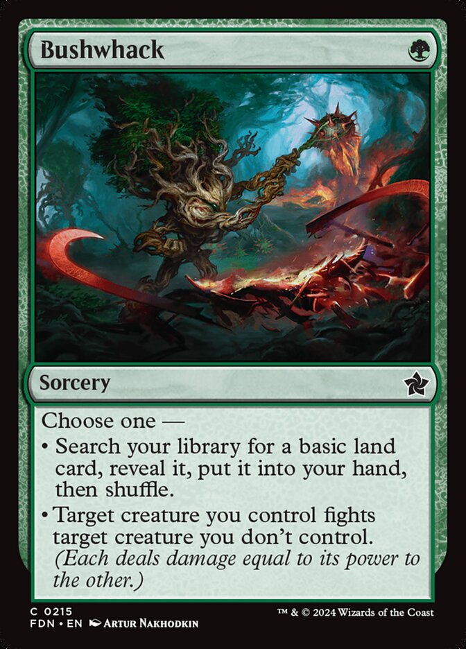 Bushwhack, Foundations Card Art