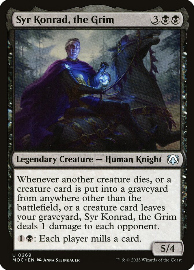 Syr Konrad, the Grim, March Of The Machine Commander Card Art