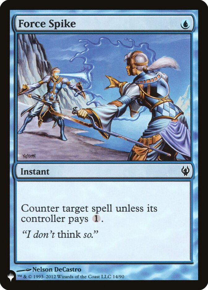 Force Spike, The List Card Art