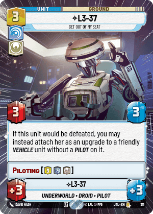 L3-37, Get Out Of My Seat - Hyperspace