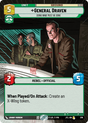 General Draven, Doing What Must Be Done - Hyperspace
