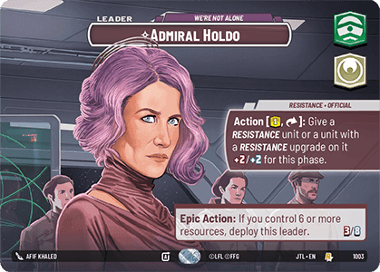 Admiral Holdo, We're Not Alone - Showcase