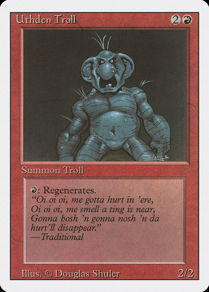 Uthden Troll, Revised edition Card Art