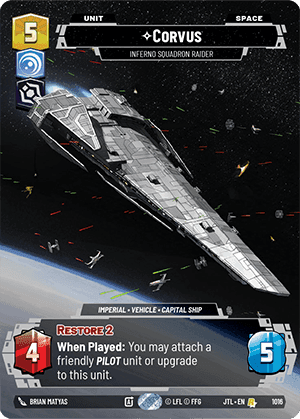Corvus, Inferno Squadron Raider - Prestige