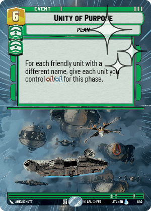 Unity of Purpose - Hyperspace Foil