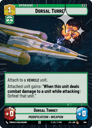 Dorsal Turret - Hyperspace Foil