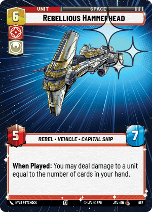 Rebellious Hammerhead - Hyperspace Foil