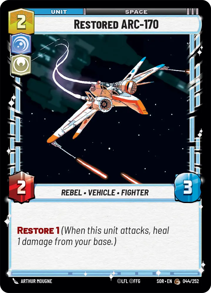 Restored ARC-170 - Foil