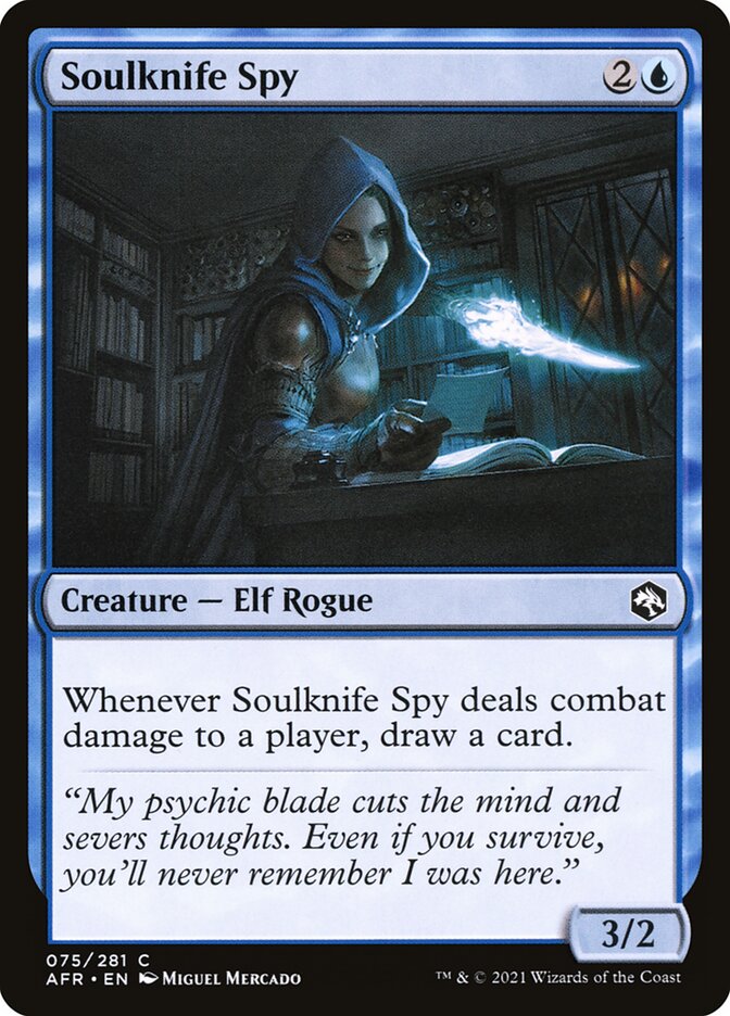 Soulknife Spy, Adventures in the forgotten realms Card Art