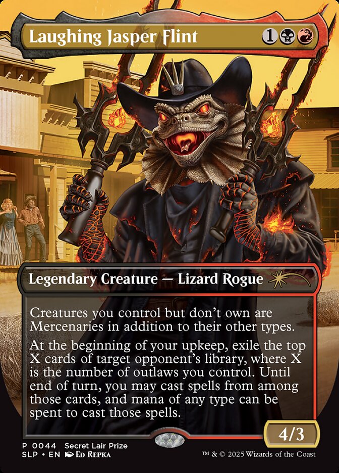 Laughing Jasper Flint, Secret Lair Showdown Card Art