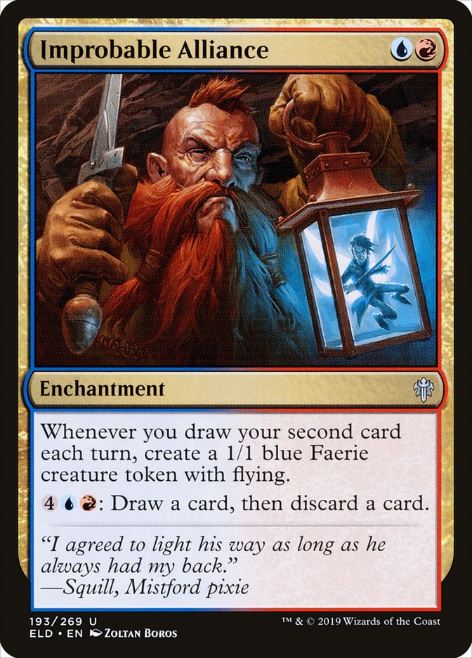 Improbable Alliance, Throne of eldraine Card Art
