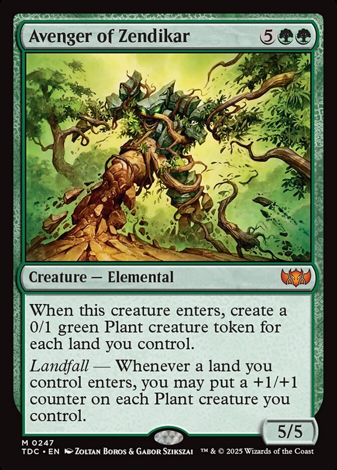 Avenger of Zendikar, Tarkir: Dragonstorm Commander Card Art
