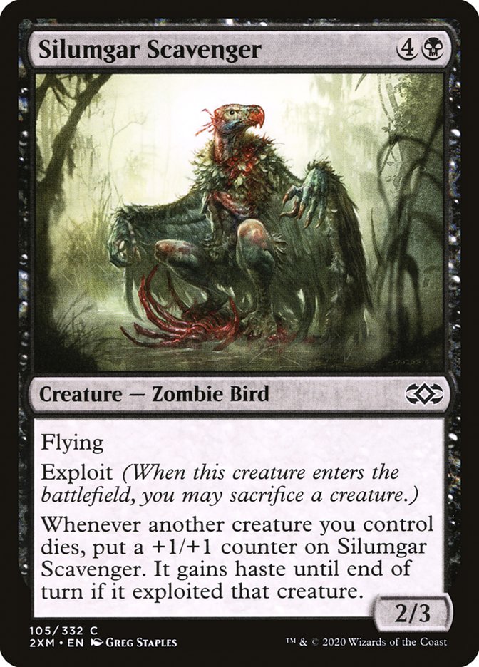 Silumgar Scavenger, Double masters Card Art