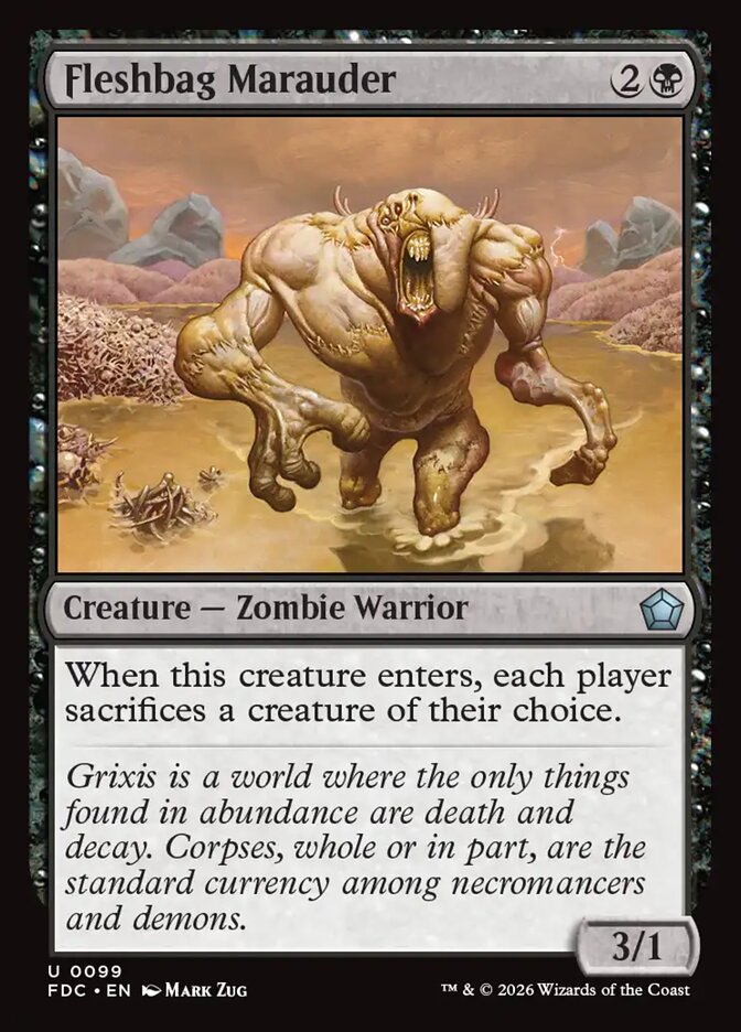 Fleshbag Marauder, Foundations Commander Card Art