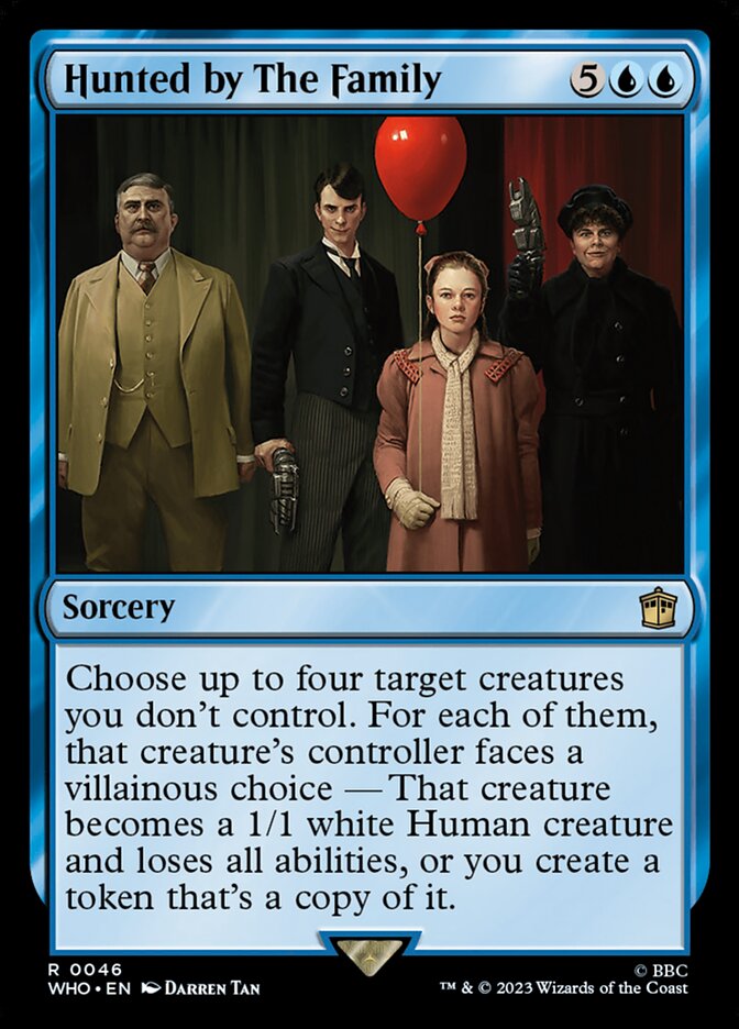 Hunted by The Family, Doctor Who Card Art
