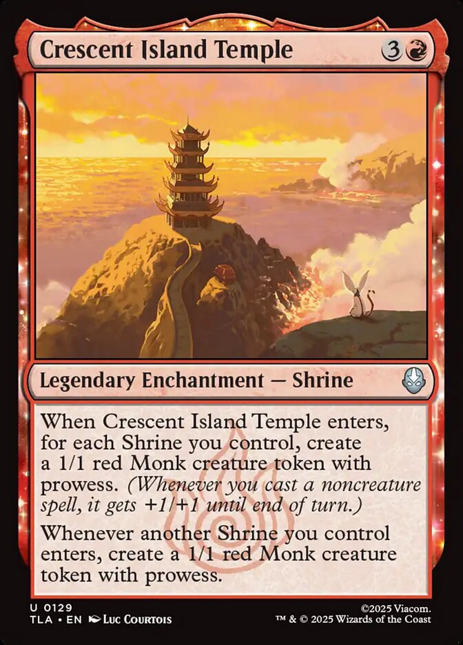 Crescent Island Temple, Avatar: The Last Airbender Card Art
