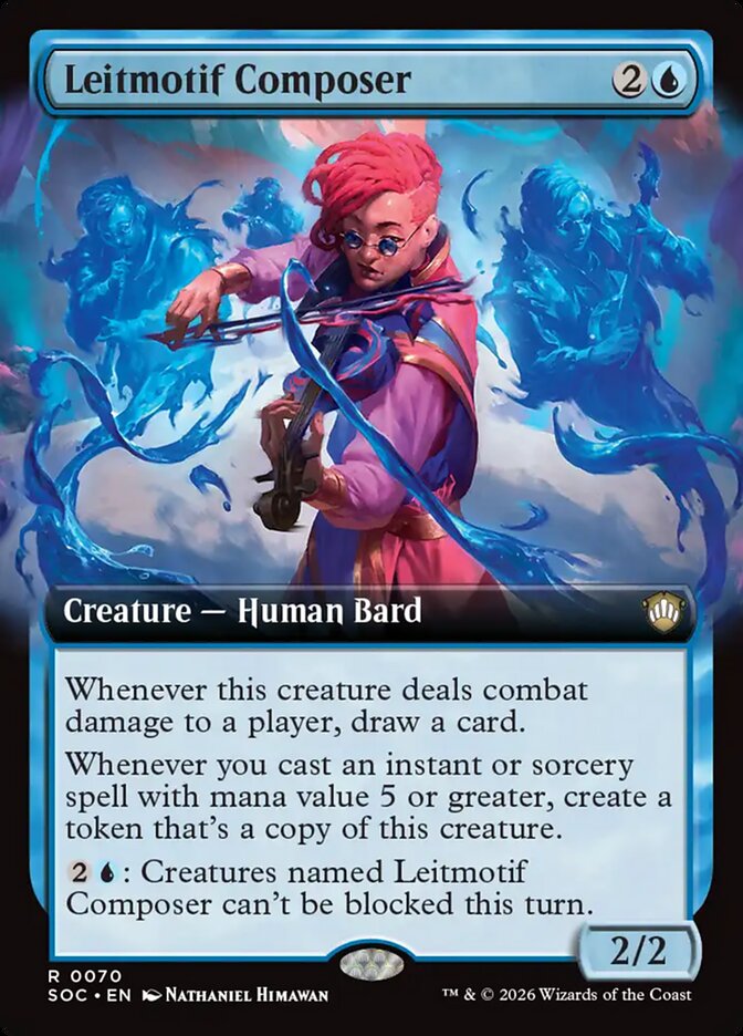 Leitmotif Composer, Secrets Of Strixhaven Commander Card Art