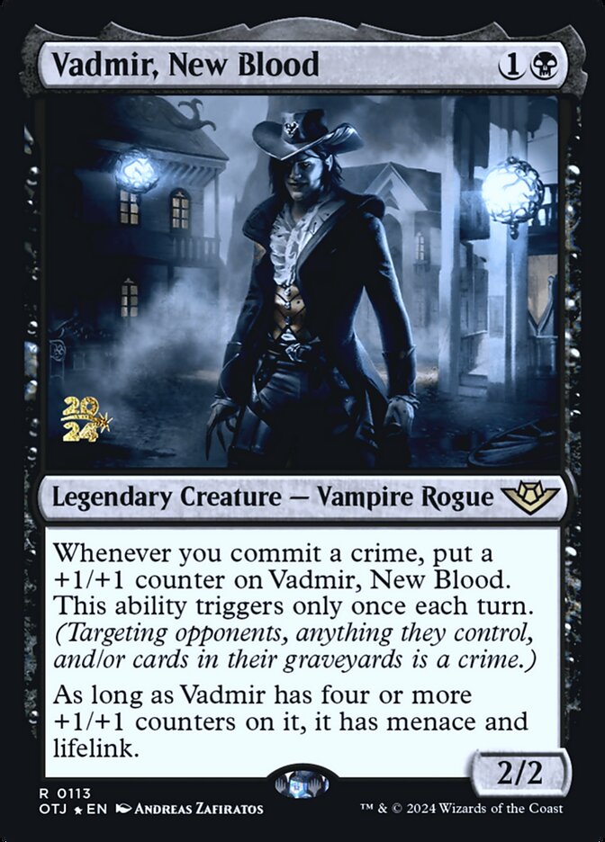 Vadmir, New Blood, Outlaws of thunder junction promos Card Art