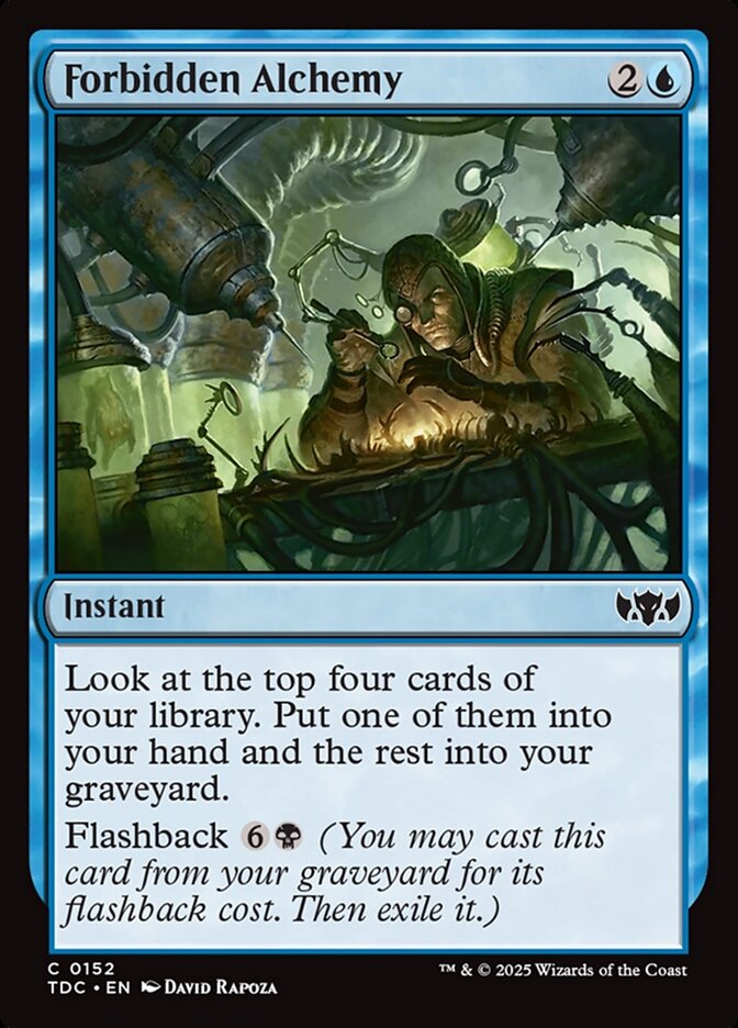 Forbidden Alchemy, Tarkir: Dragonstorm Commander Card Art