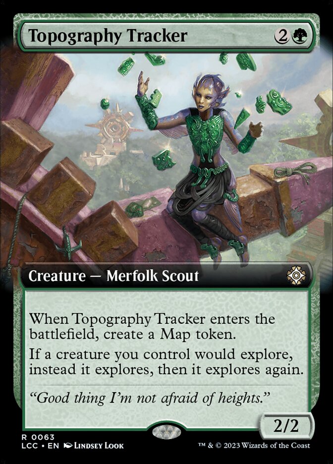 Topography Tracker, The lost caverns of ixalan commander Card Art