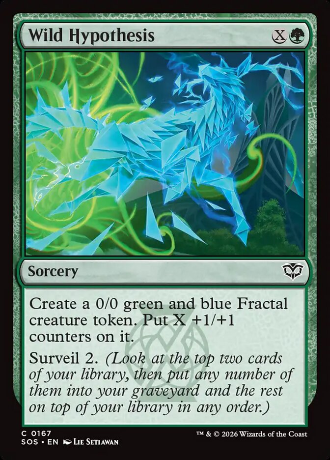 Wild Hypothesis, Secrets Of Strixhaven Card Art
