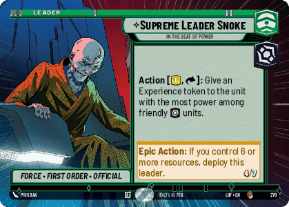 Supreme Leader Snoke, In the Seat of Power - Hyperspace