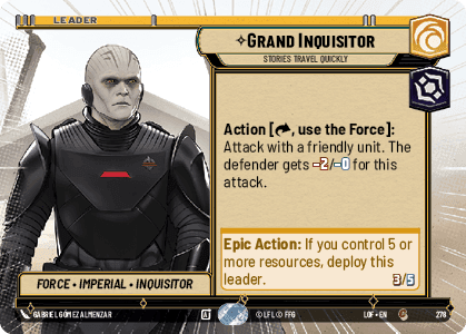 Grand Inquisitor, Stories Travel Quickly - Hyperspace