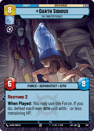 Darth Sidious, The Phantom Menace - Hyperspace
