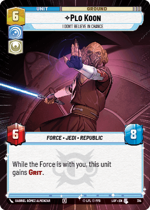 Plo Koon, I Don't Believe in Chance - Hyperspace