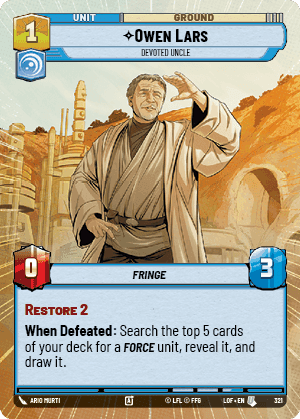 Owen Lars, Devoted Uncle - Hyperspace