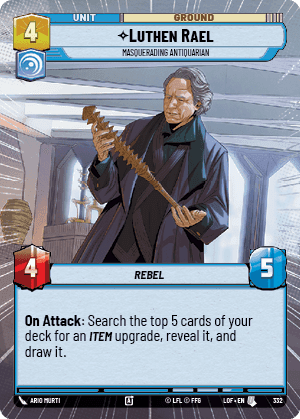 Luthen Rael, Masquerading Antiquarian - Hyperspace
