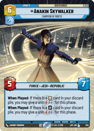 Anakin Skywalker, Champion of Mortis - Hyperspace