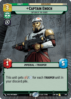 Captain Enoch, Captain of the Guard - Hyperspace